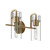 Kichler - 55251CPZ - Two Light Bath - Niccol - Champagne Bronze