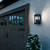 Lundon Three Light Outdoor Wall Mount (59162BK)