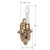 Marlowe One Light Wall Sconce (641-PB)