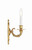 Marlowe One Light Wall Sconce (641-PB)