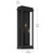 Lundon Three Light Outdoor Wall Mount (59164BK)