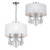 Othello Three Light Mini Chandelier (6623-CH-CL-S)