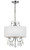 Crystorama - 6623-CH-CL-SAQ - Three Light Mini Chandelier - Othello - Polished Chrome