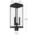 Lundon Three Light Outdoor Post Lantern (59166BK)