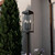 Lundon Three Light Outdoor Post Lantern (59166BK)