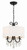 Crystorama - 6623-MK-CL-MWP - Three Light Mini Chandelier - Othello - Matte Black