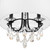 Othello Three Light Mini Chandelier (6623-MK-CL-MWP)