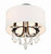 Othello Three Light Semi Flush Mount (6623-MK-CL-MWP_CEILING)