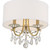 Othello Three Light Chandelier (6623-VG-CL-MWP)