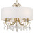 Crystorama - 6625-VG-CL-S - Five Light Chandelier - Othello - Vibrant Gold