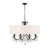 Othello Eight Light Chandelier (6628-MK-CL-MWP)