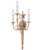 Crystorama - 663-MB - Three Light Wall Sconce - Loxley - Matte Brass