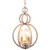 Crystorama - 6760-DT - Three Light Mini Chandelier - Garland - Distressed Twilight
