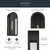 Marea One Light Outdoor Wall Mount (59202BKT)