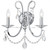 Crystorama - 6822-CH-CL-MWP - Two Light Wall Sconce - Othello - Polished Chrome