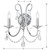 Othello Two Light Wall Sconce (6822-CH-CL-SAQ)