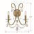 Othello Two Light Wall Sconce (6822-VG-CL-MWP)