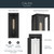 Calen One Light Outdoor Wall Mount (59208BKT)