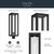Calen One Light Outdoor Post Lantern (59211BKT)