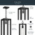 Calen One Light Outdoor Pendant (59212BKT)