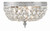Waltham Two Light Flush Mount (710-CH-CL-MWP)