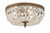 Crystorama - 712-OB-CL-MWP - Three Light Flush Mount - Waltham - Olde Brass