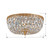 Waltham Three Light Flush Mount (712-OB-CL-MWP)