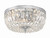 Crystorama - 714-CH-CL-MWP - Three Light Flush Mount - Waltham - Polished Chrome