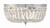 Waltham Three Light Flush Mount (714-CH-CL-MWP)