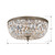 Waltham Three Light Flush Mount (714-EB-CL-MWP)
