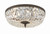 Crystorama - 716-EB-CL-MWP - Three Light Flush Mount - Waltham - English Bronze