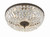 Waltham Three Light Flush Mount (716-EB-CL-MWP)