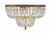 Waltham Four Light Flush Mount (718-OB-CL-MWP)