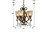 Norwalk Four Light Mini Chandelier (7504-BU-CL-MWP)