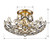 Sterling Three Light Semi Flush Mount (7583-DT)