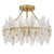Abigail Four Light Semi-Flush Mount (ABI1718BRG)