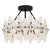 Abigail Four Light Semi-Flush Mount (ABI1718MBK)