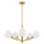 Adelyn Five Light Chandelier (ADEL5030GFL)