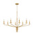 Quoizel - ALEX5040BRG - Eight Light Chandelier - Alexander - Brushed Gold