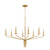 Alexander Eight Light Chandelier (ALEX5040BRG)