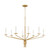 Alexander Eight Light Chandelier (ALEX5040BRG)