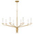 Alexander Eight Light Chandelier (ALEX5040BRG)