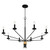 Alexander Eight Light Chandelier (ALEX5040MBK)