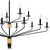 Alexander 15 Light Chandelier (ALEX5055MBK)