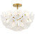 Audrey Four Light Semi-Flush Mount (AUD1718BRG)