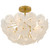 Audrey Four Light Semi-Flush Mount (AUD1718BRG)