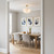 Audrey Four Light Semi-Flush Mount (AUD1718BRG)