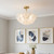Audrey Four Light Semi-Flush Mount (AUD1718BRG)