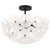 Audrey Four Light Semi-Flush Mount (AUD1718MBK)