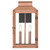 Beryn Two Light Outdoor Wall Lantern (BER8408AC)